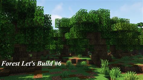 Minecraft Forest Lets Build 5 Youtube