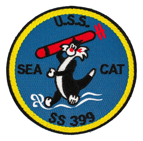 Uss Sea Cat Ss 399 Patch Flying Tigers Surplus
