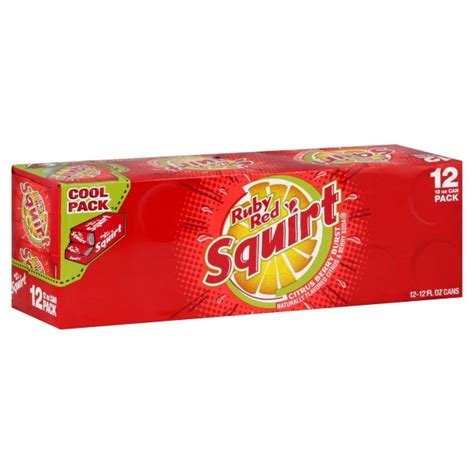 Squirt Ruby Red Citrus Soda 12 Pk