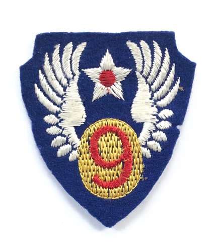 Ww2 Us 9th Air Force Badge