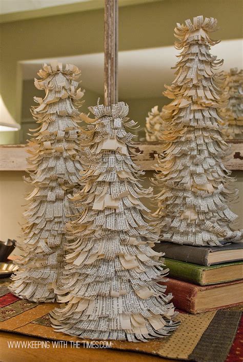Vintage Paper Trees Keeping With The Times
