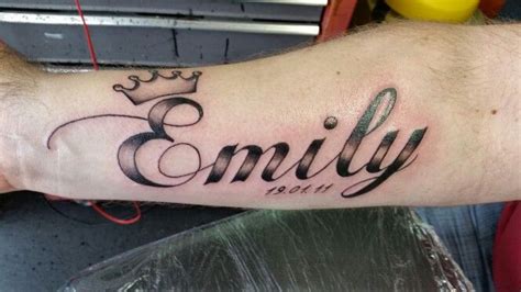 Emily Name Tattoo Designs