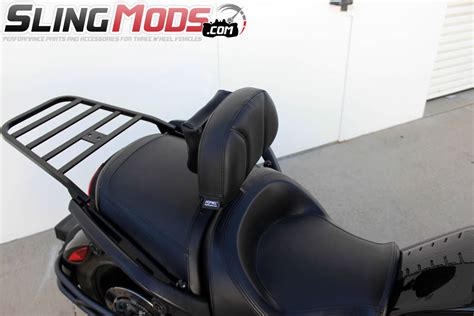 Exhaust, belt gaurds & accessories, spyder. Can-Am Spyder F3 Adjustable Quick Detach Driver Backrest ...