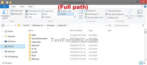 How To Display The Full Path In Title Bar Of Windows File Explorer Images