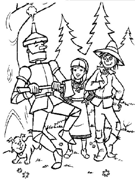 Along with the following coloring pages, i've also included several interesting facts about wizard of oz. Wizard of Oz Coloring Pages