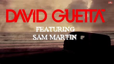David Guetta Ft Sam Martin Dangerous Lyric Video 365 Days