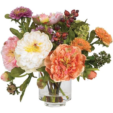 Maybe you would like to learn more about one of these? Silk Peony Flower Arrangement - Overstock - 4468573