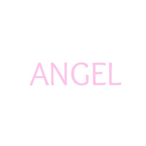 angel pink надпись freetoedit sticker by aleksandrakot1855
