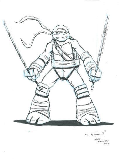Teenage Mutant Ninja Turtles Drawing Pencil Sketch Colorful