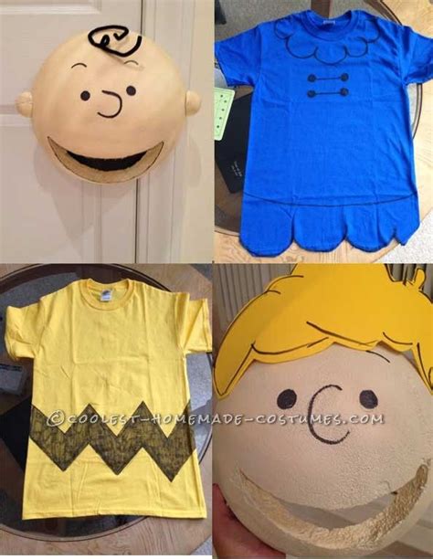 Awesome Peanuts Gang Group Costume Charlie Brown Halloween Peanuts