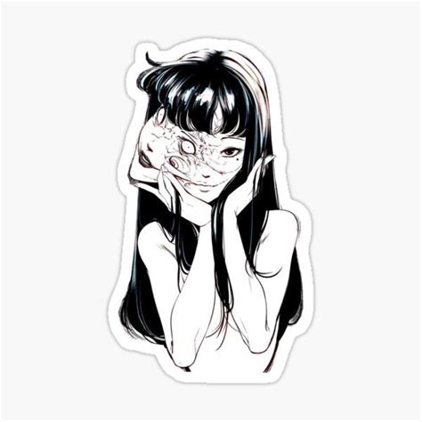 Tomie Sticker By Electraheartxx Anime Stickers Aesthetic Stickers
