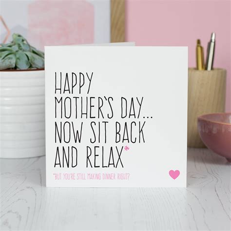 Mothers Day Card Funny Mothers Day Card For Mum Mum Etsy Uk Happy