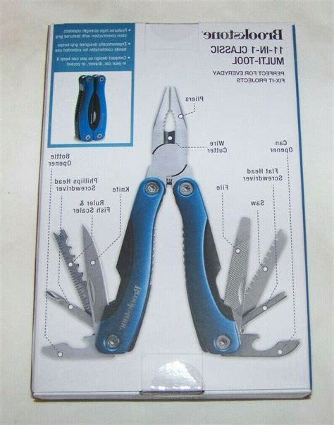 Brookstone 11 In 1 Classic Multi Tool Perfect For Everyday Fit It