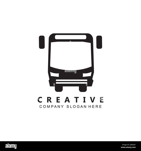 vehículo bus logo vector símbolo para transportar personas imagen vector de stock alamy