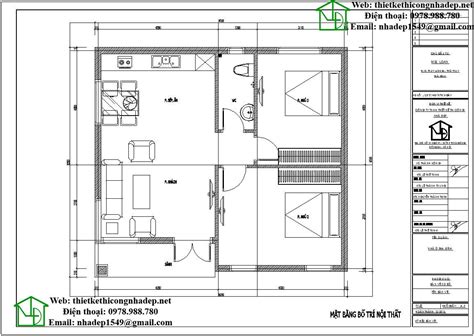 Mặt bằng nội thất nhà cấp 4 70m2 NDNC457 | Nhà, Thiết kế, Nhà đẹp