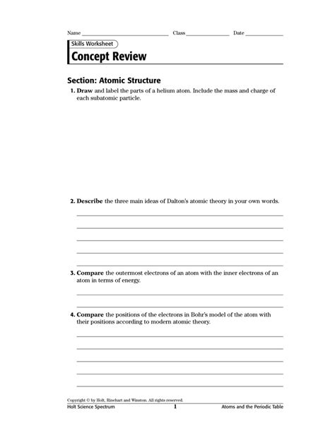 Worksheet Development Of Atomic Theory Answers Promotiontablecovers
