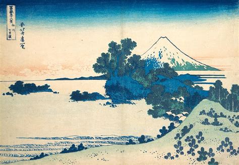 Shichirigahama In Sagami Province Painting By Katsushika Hokusai Fine