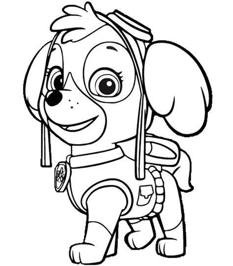 Paw Patrol Tracker Coloring Pages At GetColorings Com Free Printable Colorings Pages To Print
