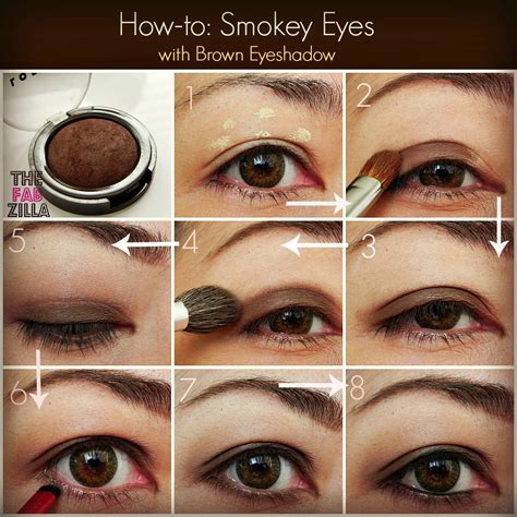 How To Smokey Eyes Using Only One Brown Eyeshadow