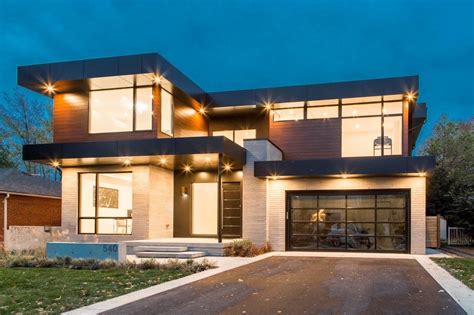 Modern Home With Exterior And Exterior Photo Of Open Concept Modern