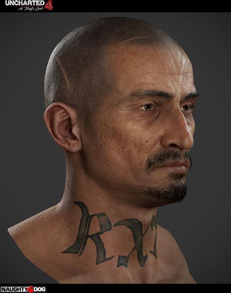 Gustavo Adam Skutt Uncharted Series 3d Characters Face