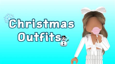 Bloxburg Christmas Outfit Codes🎄🎅 Youtube