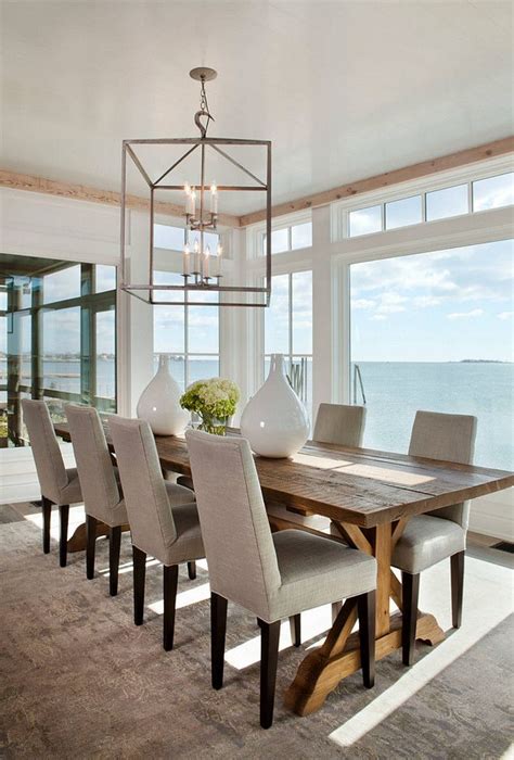 Kitchen / dining room showing views through to stair and above study photo of a large contemporary open plan dining in melbourne with concrete floors, grey floor lucas muro design ideas for a beach style kitchen/dining combo in sunshine coast with white walls, dark hardwood floors and brown floor. Salle à manger - Interior Design Ideas | The table, dining ...