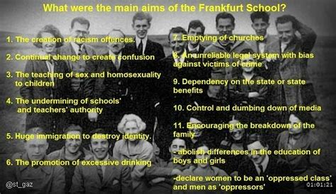 The Architects Of Western Decline A Study On The Frankfurt School And