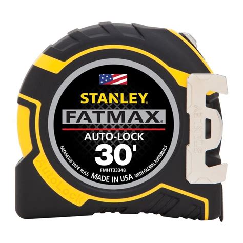 Stanley Fatmax 30 Ft Auto Lock Tape Measure At