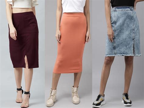 Stunning Pencil Skirts Trending Designs With Style Tips