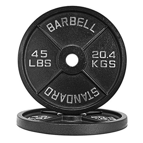 125lb 45lb Iron Weight Plate Pairs Weightlifting Powerlifting