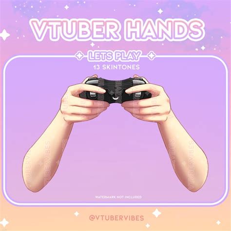 Vtuber Assets Hands Etsy