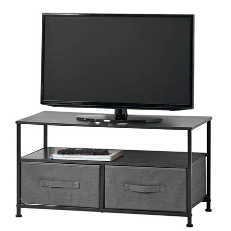 Buy Mdesign Tv Unit With Organiser Boxes Slim Television Stand With