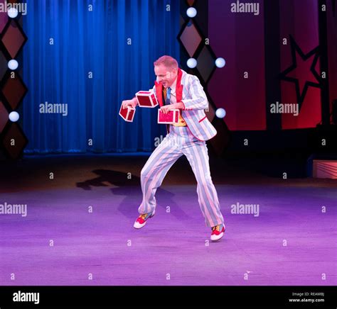 New York Ny January 20 2019 Clown Adam Kuchler Performs At Big Apple Circus For Derrick