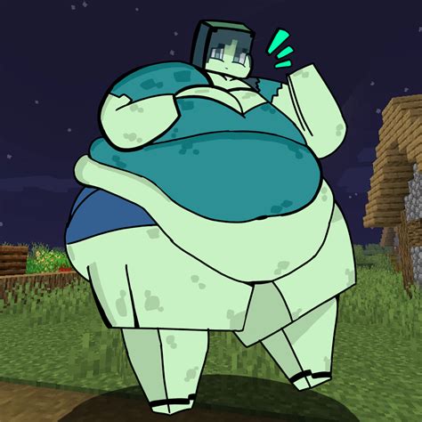 Rule 34 1girls Bbw Big Ass Cleavage Flabby Looking At Viewer Minecraft Mojang Obese Ssbbw