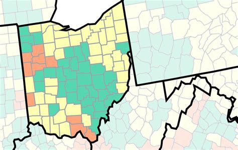 Cuyahoga County Other Northeast Ohio Counties Now Yellow For Moderate
