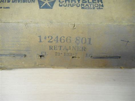 Mopar Automatic Rear Clutch Retainer Nos A P N