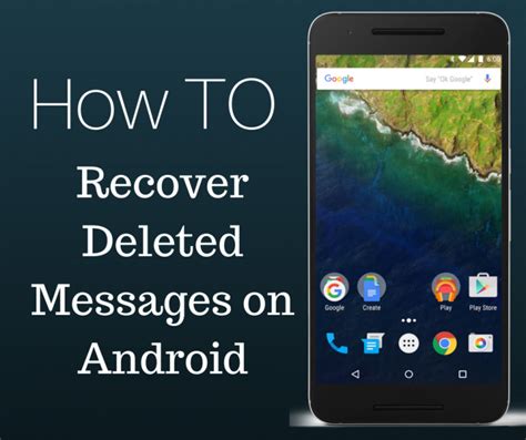 How To Recover Deleted Messages On Android Etech Hacks