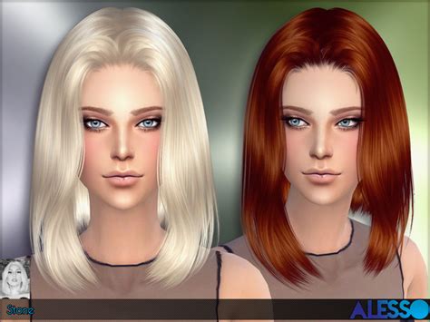 Stone Hair By Alesso At Tsr Sims 4 Updates