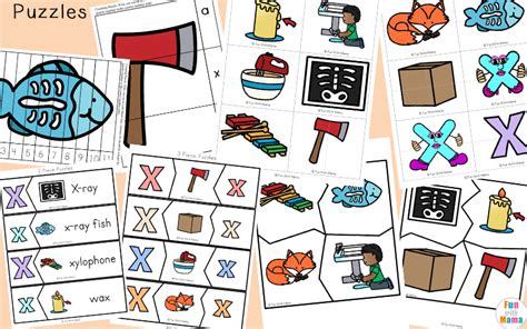 Color in the letter x and its matching flashcard featuring a picture of a xylophone and use them to practice memorizing the alphabet. Letter X Worksheets For Preschool + Kindergarten - Fun ...