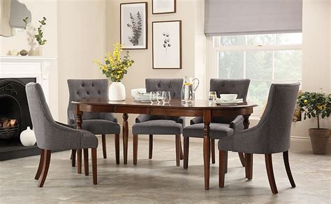 Wood table tables dining dark dining table dinner sets wood paneling table wooden dinner beautiful day tables big dining set ceramic children study coffee 1 piece online dark end. Albany Oval Dark Wood Extending Dining Table with 6 Duke ...