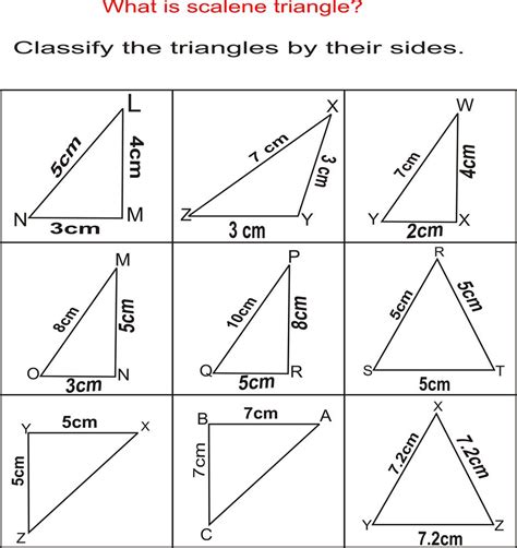 Identify triangles - math for grade 6