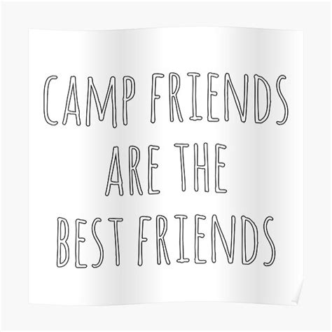 Camp Friends Are The Best Friends Poster For Sale By Madedesigns