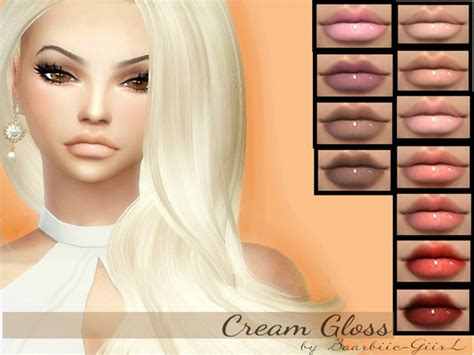 Cream Gloss By Baarbiie Giirl At Tsr Sims 4 Updates