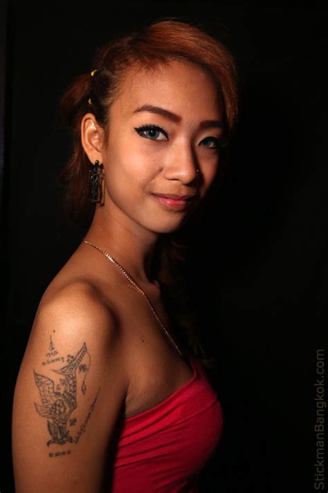 tattooed thai bargirls stickman bangkok