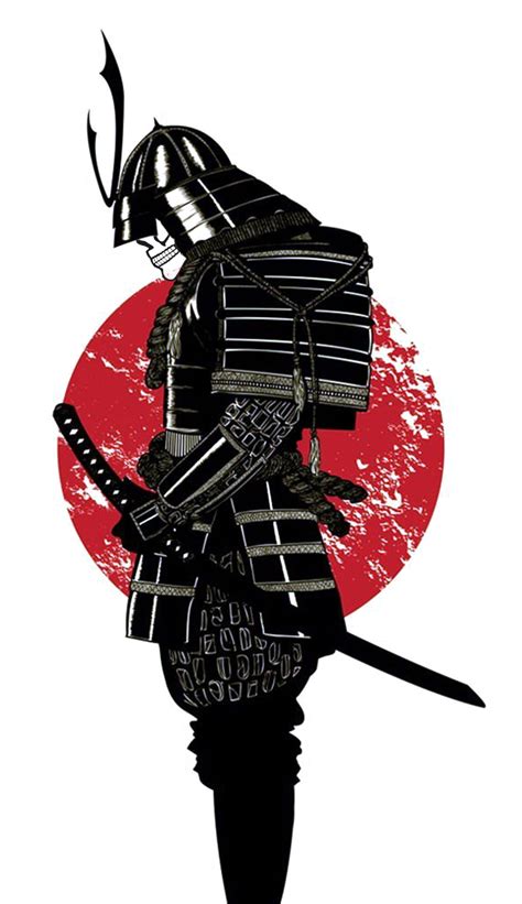 Images For > Samurai Mask Silhouette | Samurai tattoo, Samurai wallpaper, Samurai