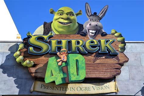Shrek 4 D Sign At Universal In Orlando Florida Encircle Photos