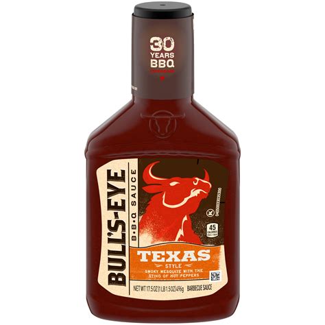 Bulls Eye Texas Style Bbq Sauce 175 Oz Bottle
