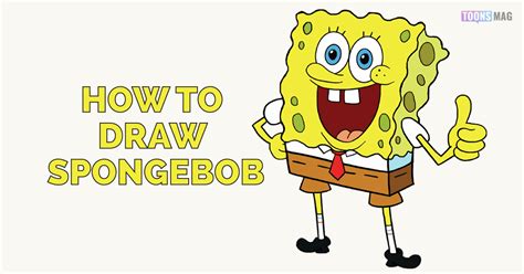 How To Draw Spongebob Easy Step By Step Tutorial Soci