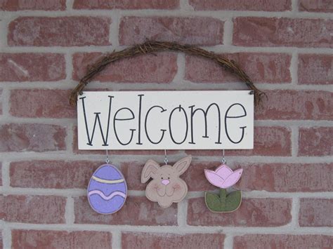 Monthly Welcome Sign April For Wall And Home Decor